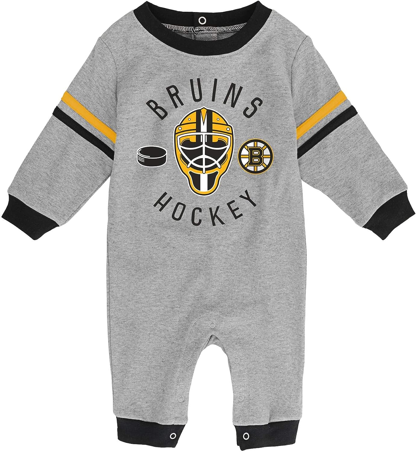 Infant Boston Bruins NHL Masked Defender Long Sleeve Coverall