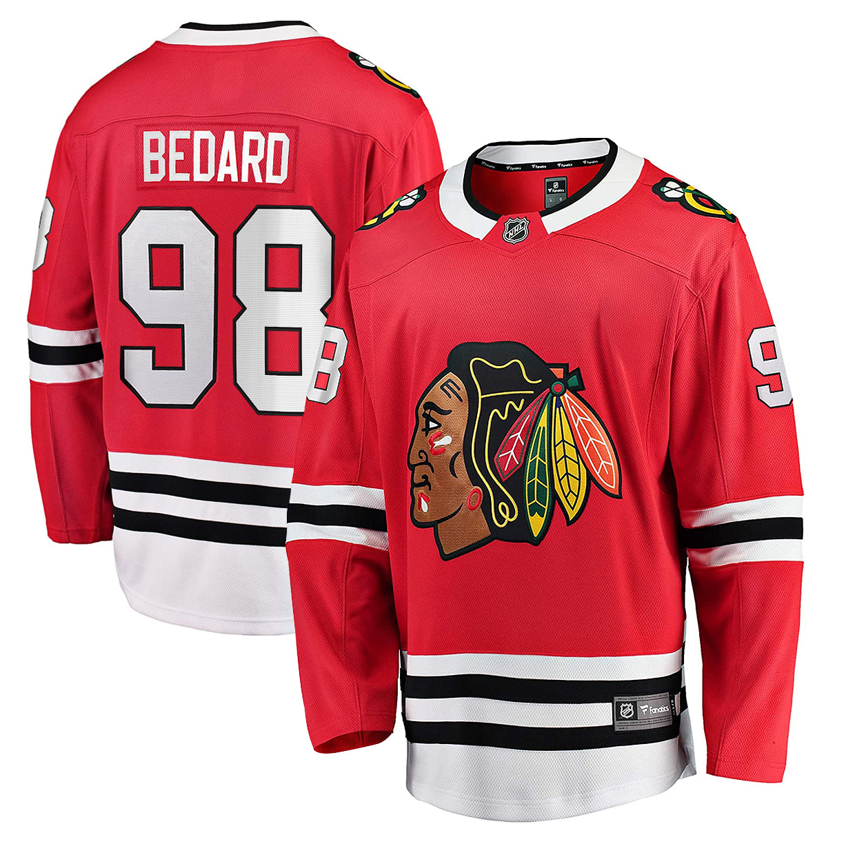 Connor Bedard Chicago Blackhawks NHL Fanatics Breakaway Home