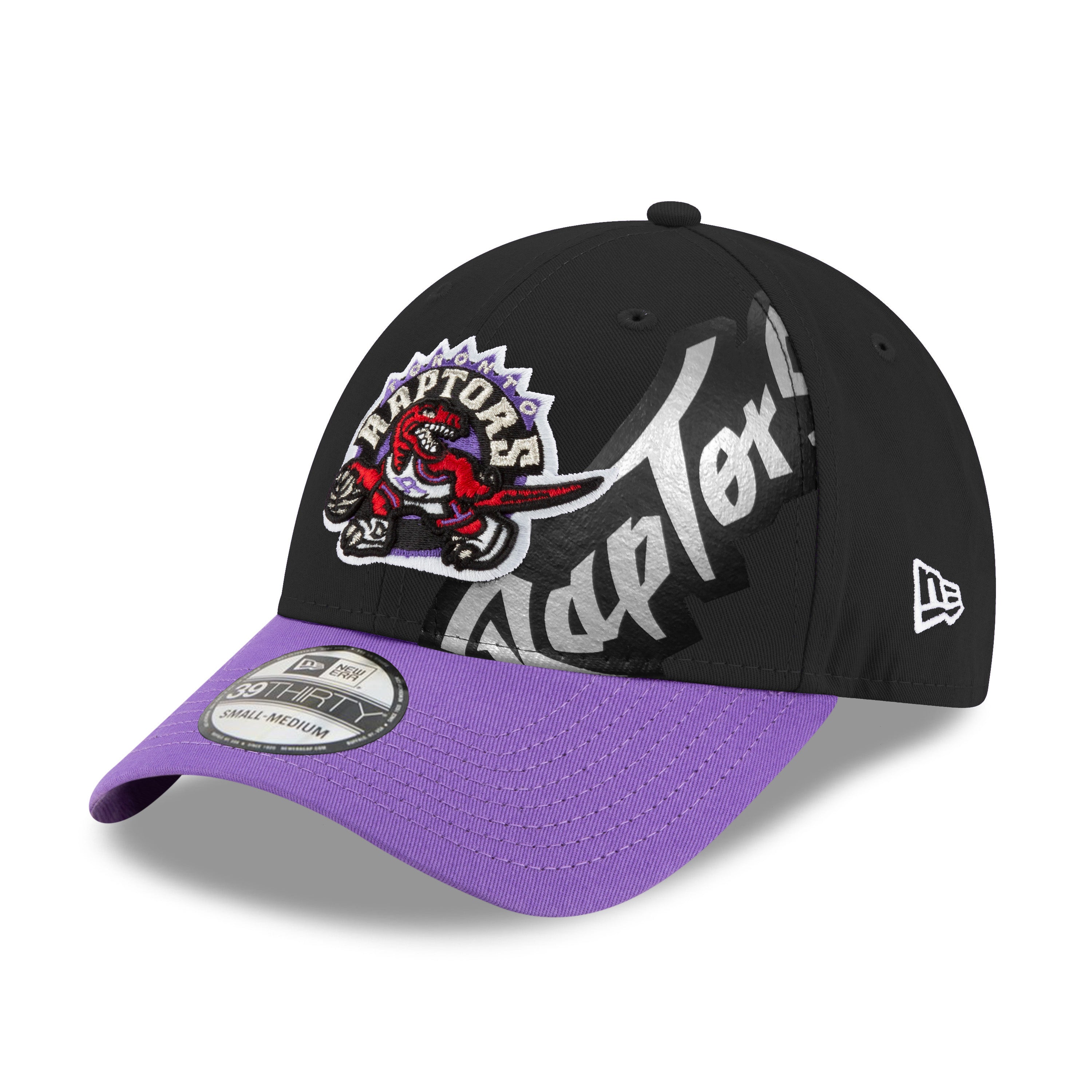 Toronto Raptors NBA Authentics Hardwood Classic 39THIRTY Fitted Cap Sport Army