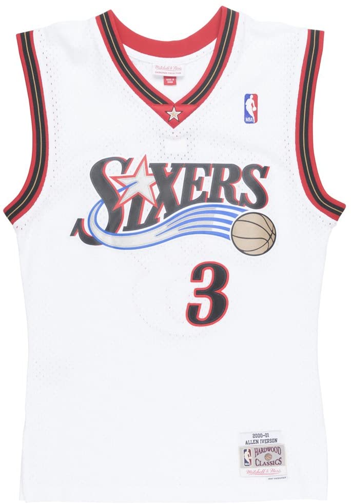 Allen iverson shop white sixers jersey