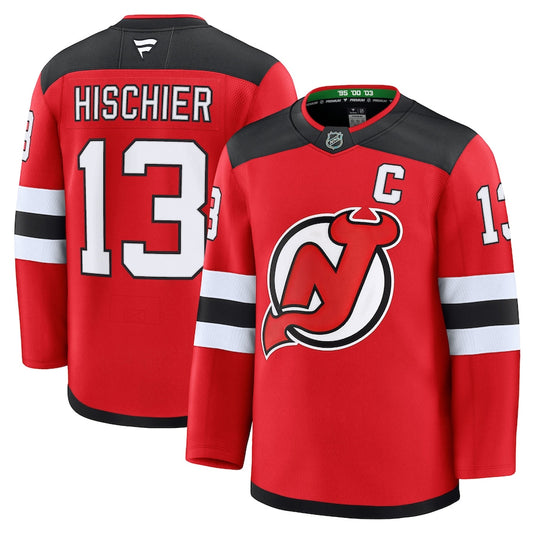 Nico Hischier New Jersey Devils NHL Fanatics Premium Home Jersey