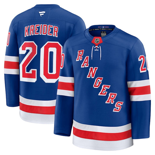 Chris Kreider New York Rangers NHL Fanatics Premium Home Jersey