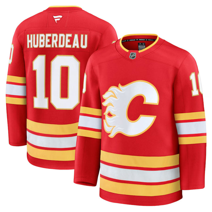 Jonathan Huberdeau Calgary Flames NHL Fanatics Premium Home Jersey