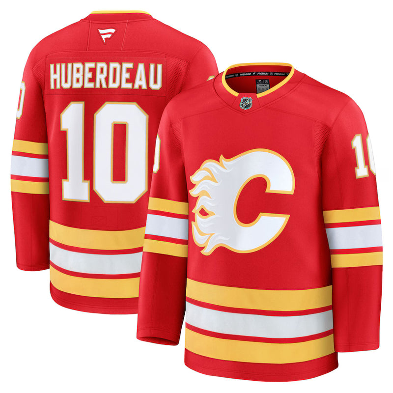 Load image into Gallery viewer, Jonathan Huberdeau Calgary Flames NHL Fanatics Premium Home Jersey
