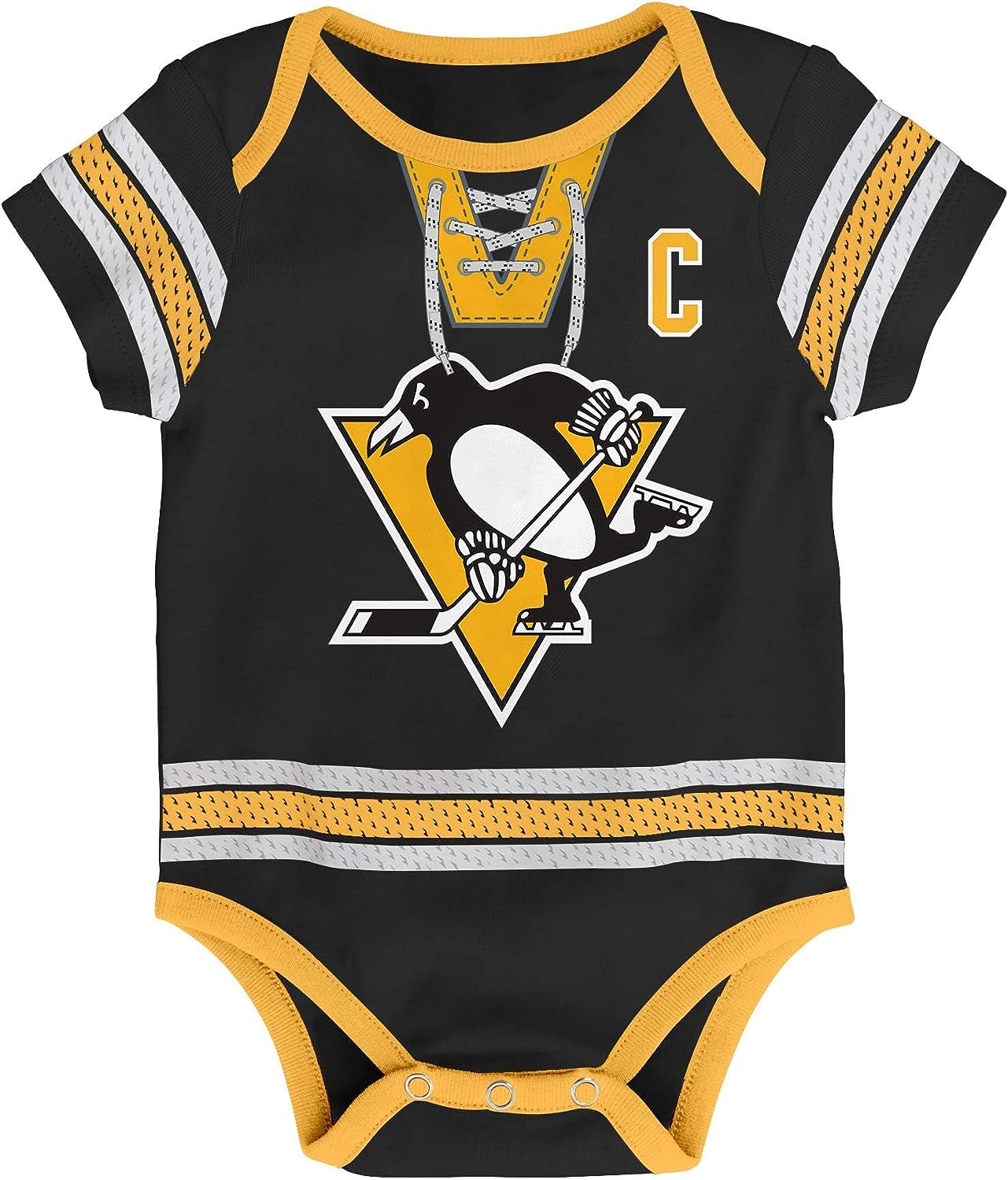 Infant Sidney Crosby Pittsburgh Penguins NHL Name & Number Creeper ...