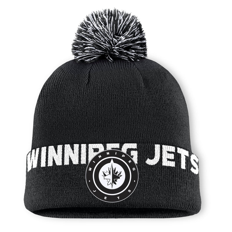 Load image into Gallery viewer, Winnipeg Jets NHL Black High Stick Cuff Knit Toque
