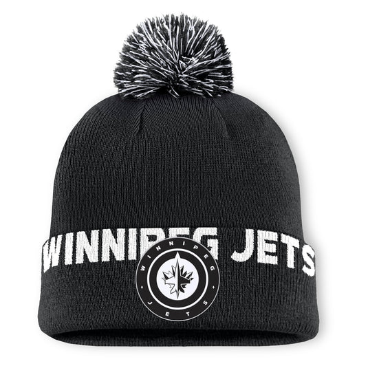 Winnipeg Jets NHL Black High Stick Cuff Knit Toque