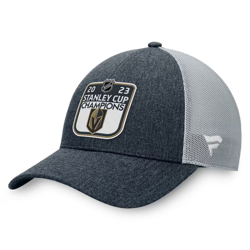 Chargez l&#39;image dans la visionneuse de la galerie, Casquette en maille réglable pour vestiaire des champions de la Coupe Stanley des Golden Knights de Vegas 2023
