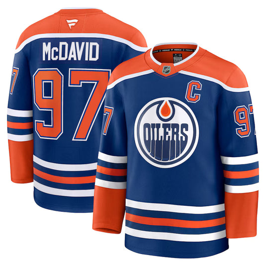 Connor McDavid Edmonton Oilers NHL Fanatics Premium Home Jersey