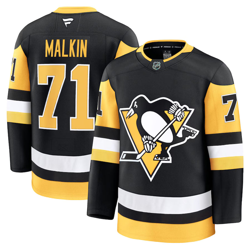 Load image into Gallery viewer, Evgeni Malkin Pittsburgh Penguins NHL Fanatics Premium Home Jersey
