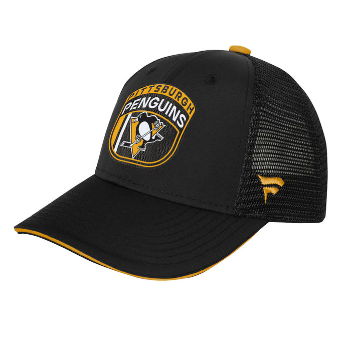 Pittsburgh Penguins 2024 NHL Draft On Stage Trucker Cap