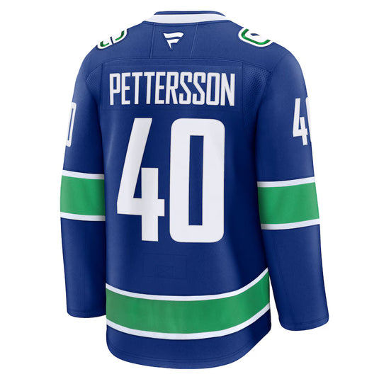 Elias Pettersson Vancouver Canucks NHL Fanatics Premium Home Jersey