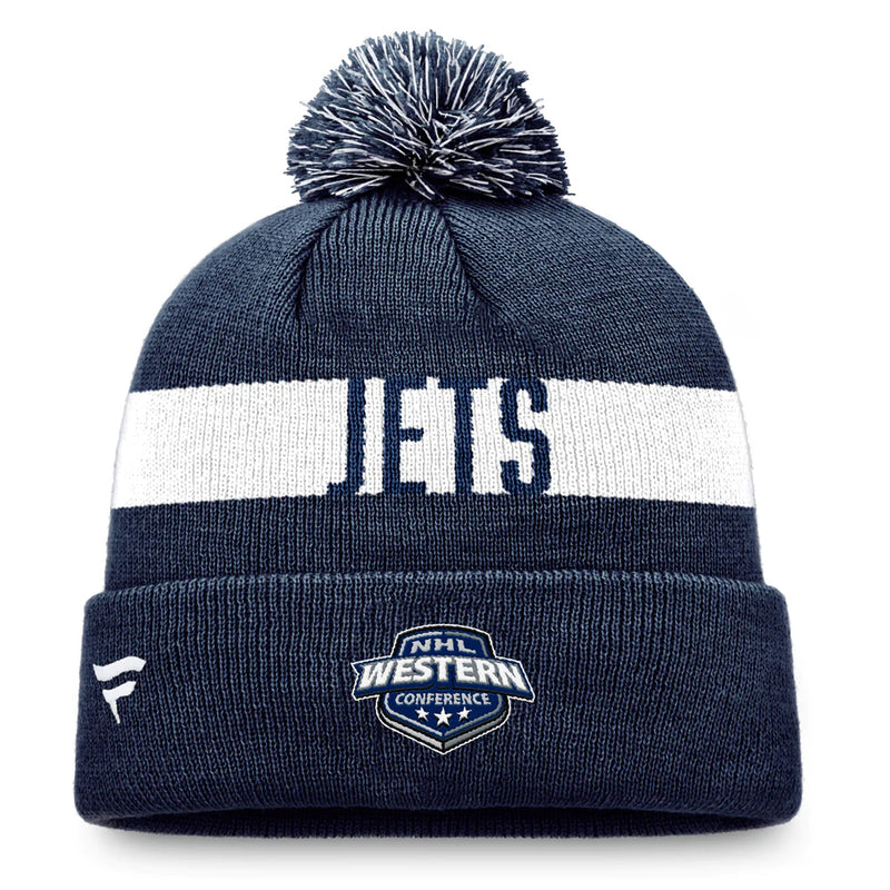 Load image into Gallery viewer, Winnipeg Jets NHL Fundamental Patch Cuff Knit Toque
