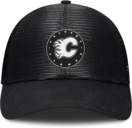 Calgary Flames NHL Sin Bin Mesh Adjustable Trucker Cap