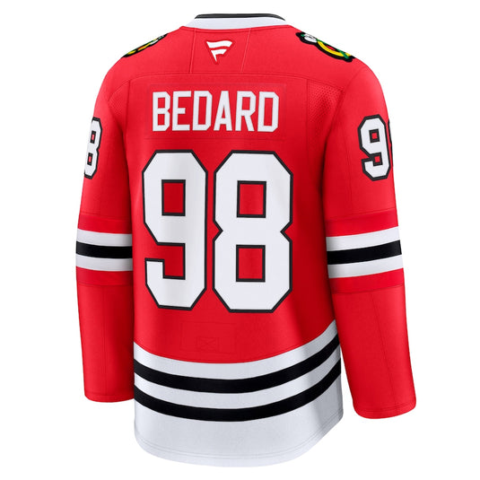 Connor Bedard Chicago Blackhawks NHL Fanatics Premium Home Jersey