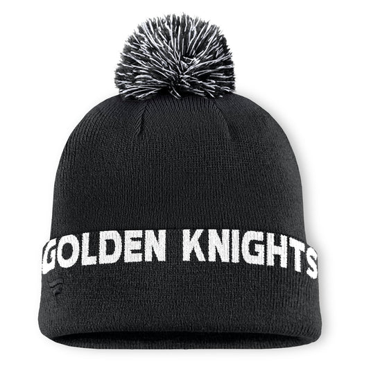 Vegas Golden Knights NHL Black High Stick Cuff Knit Toque