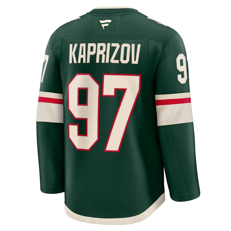 Load image into Gallery viewer, Kirill Kaprizov Minnesota Wild NHL Fanatics Premium Home Jersey
