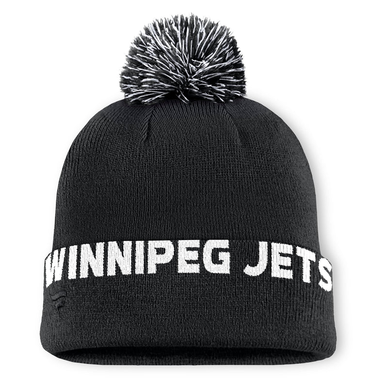 Load image into Gallery viewer, Winnipeg Jets NHL Black High Stick Cuff Knit Toque
