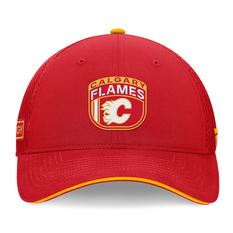 Load image into Gallery viewer, Calgary Flames 2024 NHL Draft On Stage Trucker Cap
