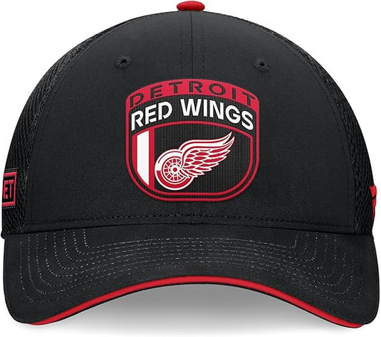 Detroit Red Wings 2024 NHL Draft On Stage Trucker Cap