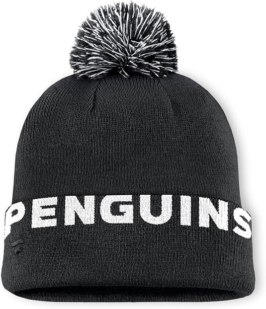 Pittsburgh Penguins NHL Black High Stick Cuff Knit Toque