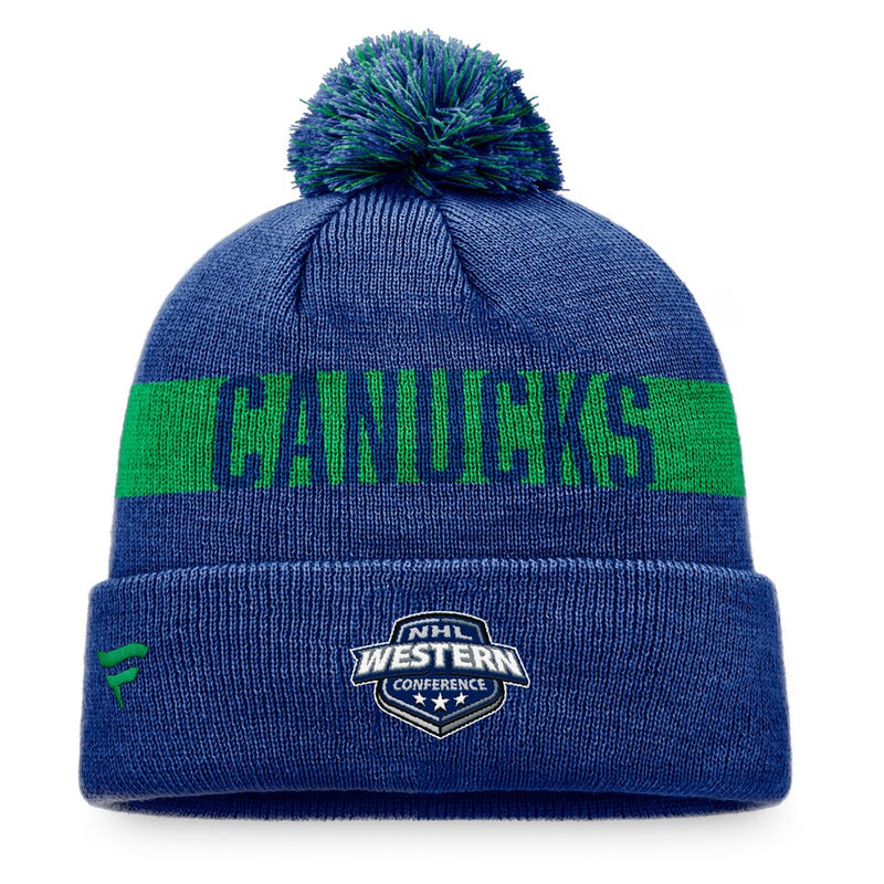 Load image into Gallery viewer, Vancouver Canucks NHL Fundamental Patch Cuff Knit Toque
