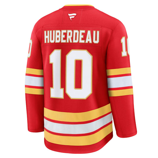 Jonathan Huberdeau Calgary Flames NHL Fanatics Premium Home Jersey