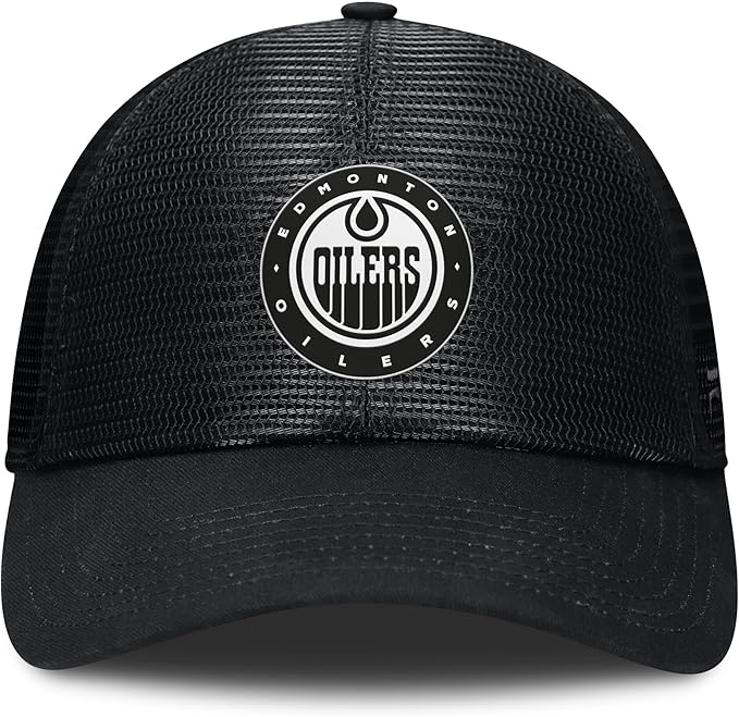 Load image into Gallery viewer, Edmonton Oilers NHL Sin Bin Mesh Adjustable Trucker Cap
