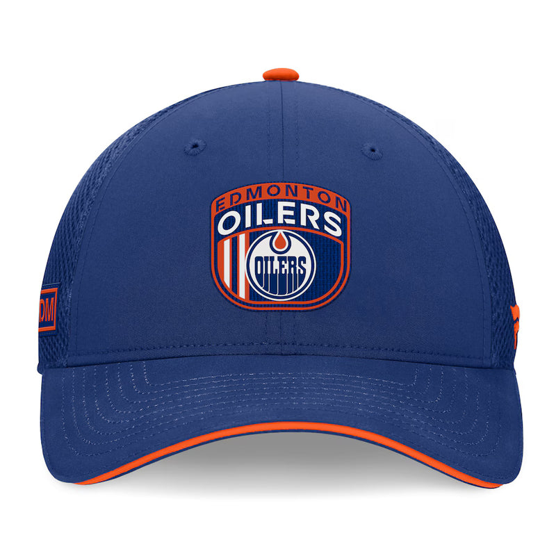 Load image into Gallery viewer, Edmonton Oilers 2024 NHL Draft On Stage Trucker Cap
