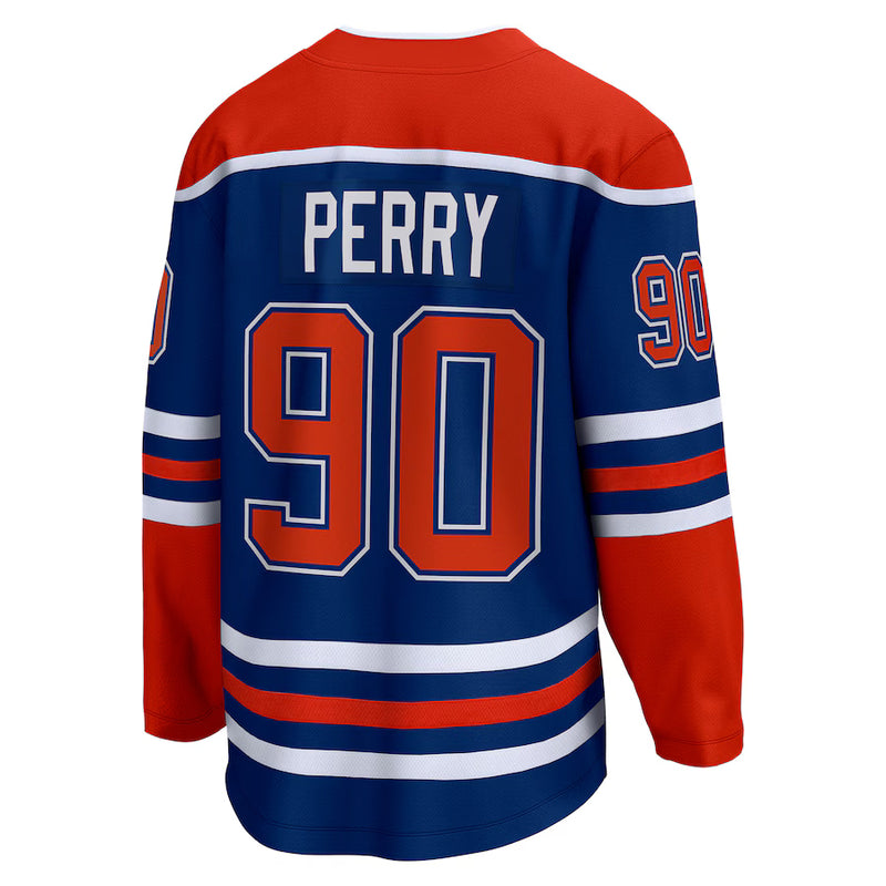 Load image into Gallery viewer, Corey Perry Edmonton Oilers NHL Fanatics Breakaway Royal Home Jersey
