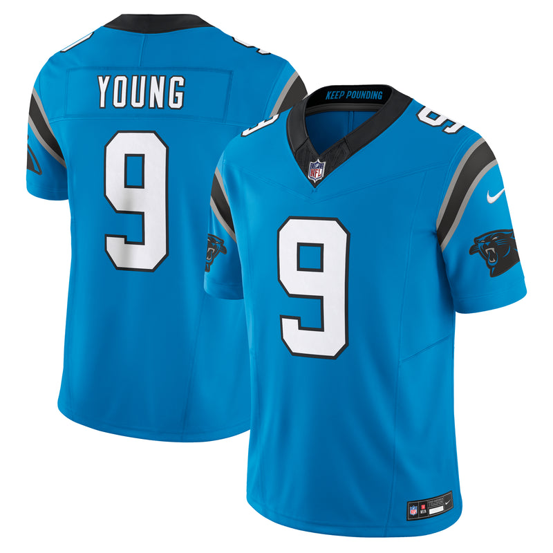 Load image into Gallery viewer, Bryce Young Carolina Panthers NFL Nike Vapor F.U.S.E. Limited Player Blue Jersey
