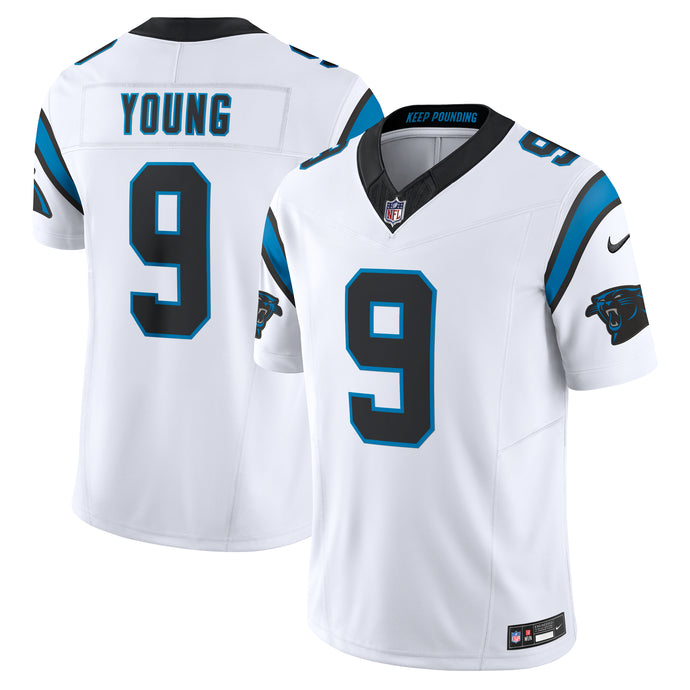 Bryce Young Carolina Panthers NFL Nike Vapor F.U.S.E. Limited Player White Jersey