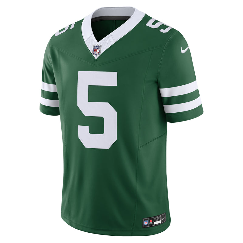 Load image into Gallery viewer, Garrett Wilson New York Jets NFL Nike Vapor F.U.S.E. Limited Player Green Jersey
