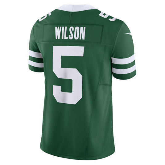 Garrett Wilson New York Jets NFL Nike Vapor F.U.S.E. Limited Player Green Jersey