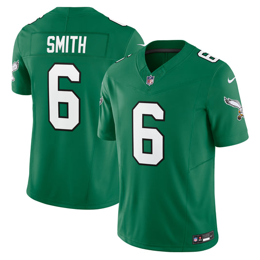 DeVonta Smith Philadelphia Eagles NFL Nike Vapor F.U.S.E. Limited Player Green Jersey