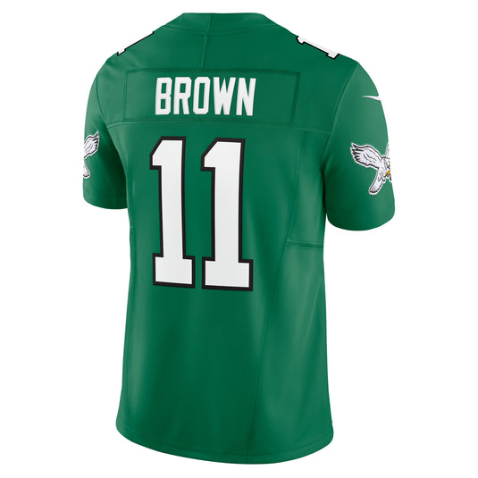 A.J. Brown Philadelphia Eagles NFL Nike Vapor F.U.S.E. Limited Player Green Jersey