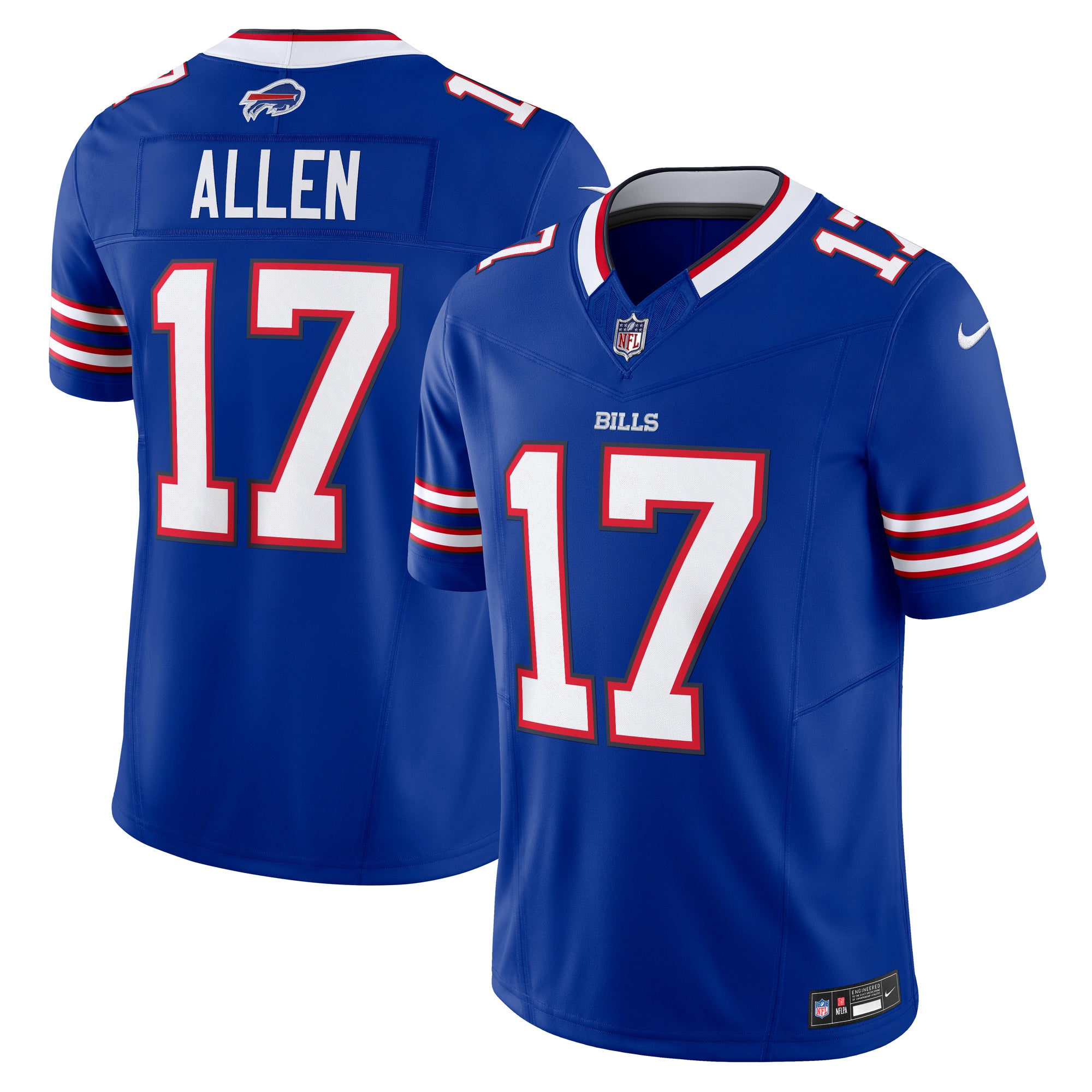 Josh Allen Buffalo Bills NFL Nike Vapor F.U.S.E. Limited Player Blue J Sport Army