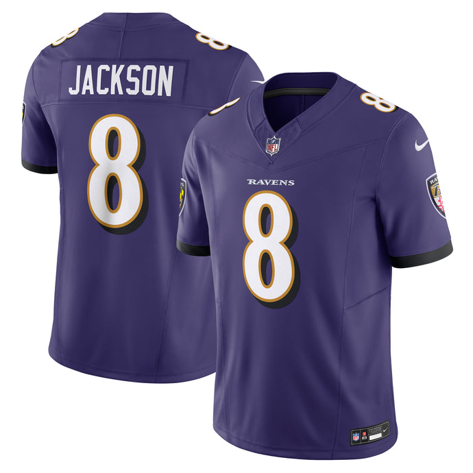 Lamar Jackson Baltimore Ravens NFL Nike Vapor F.U.S.E. Limited Player Purple Jersey