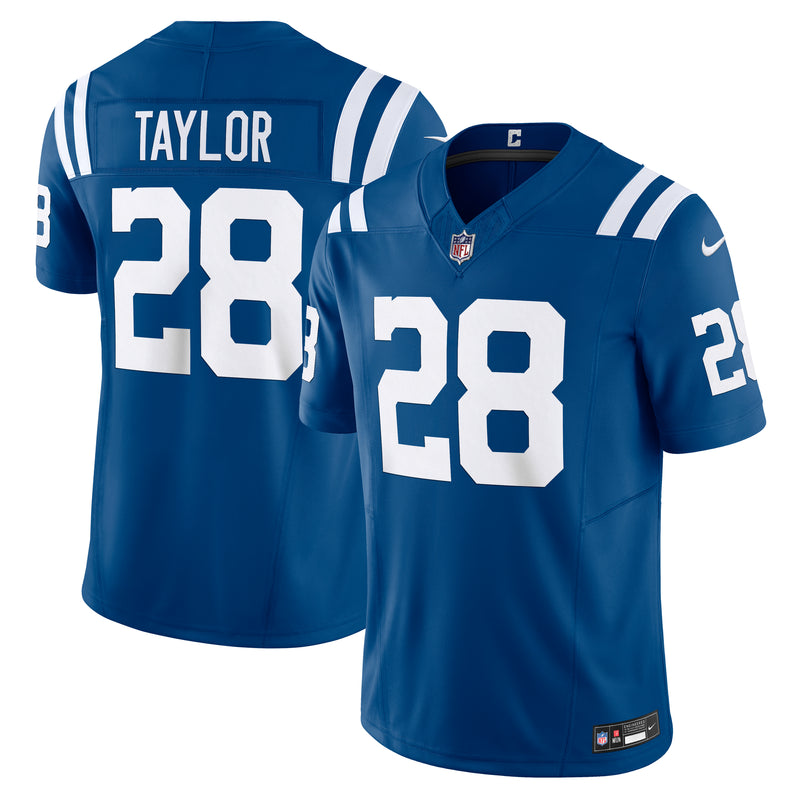 Load image into Gallery viewer, Jonathan Taylor Indianapolis Colts NFL Nike Vapor F.U.S.E. Limited Player Blue Jersey
