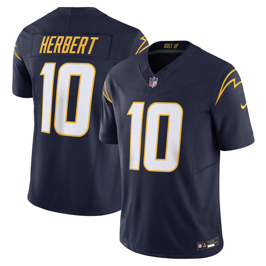 Justin Herbert Los Angeles Chargers NFL Nike Vapor F.U.S.E. Limited Player Navy Jersey