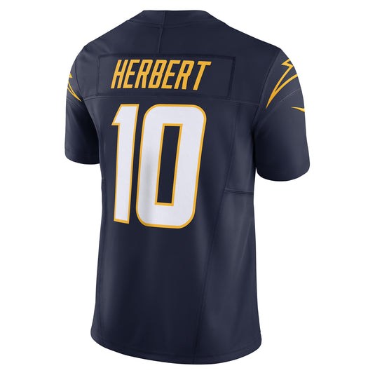 Justin Herbert Los Angeles Chargers NFL Nike Vapor F.U.S.E. Limited Player Navy Jersey