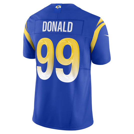 Aaron Donald Los Angeles Rams NFL Nike Vapor F.U.S.E. Limited Player Blue Jersey