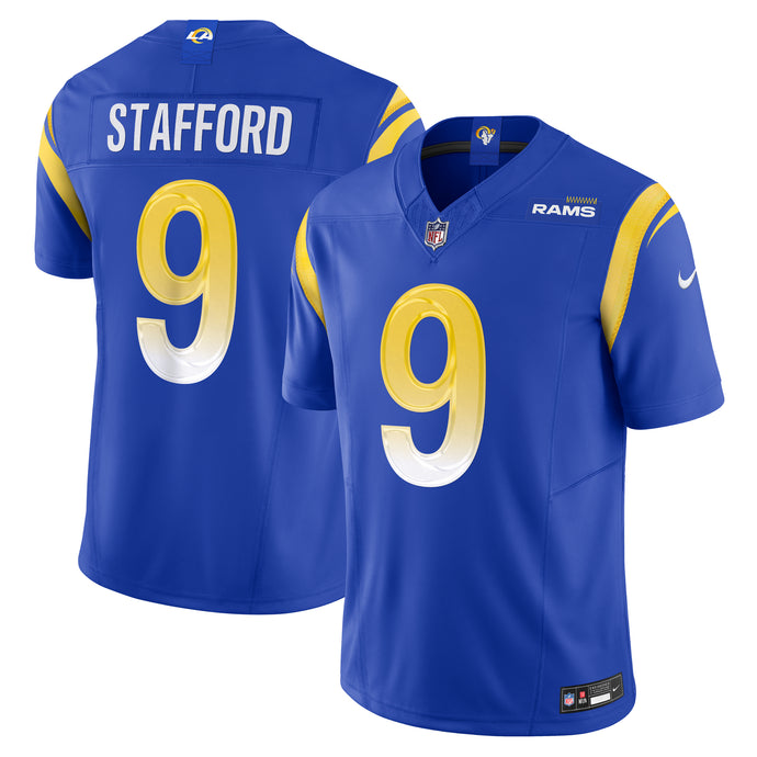 Matthew Stafford Los Angeles Rams NFL Nike Vapor F.U.S.E. Limited Player Blue Jersey