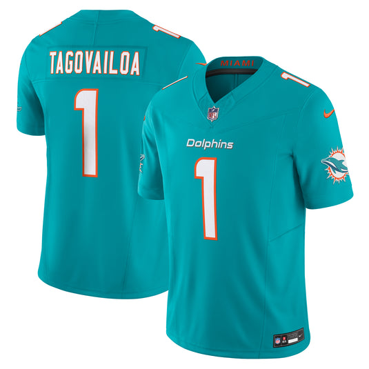 Tua Tagovailoa Miami Dolphins NFL Nike Vapor F.U.S.E. Limited Player Turbo Green Jersey