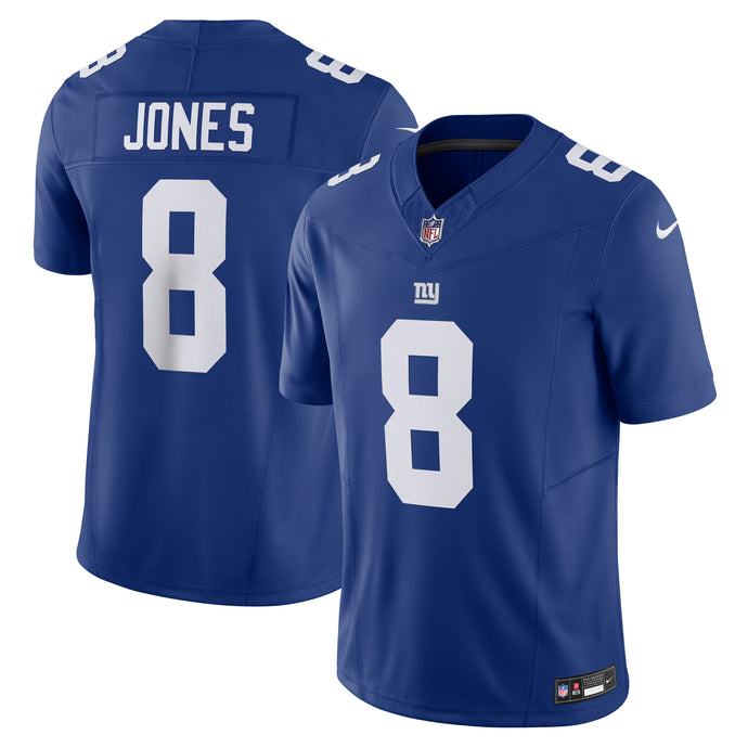 Daniel Jones New York Giants NFL Nike Vapor F.U.S.E. Limited Player Blue Jersey