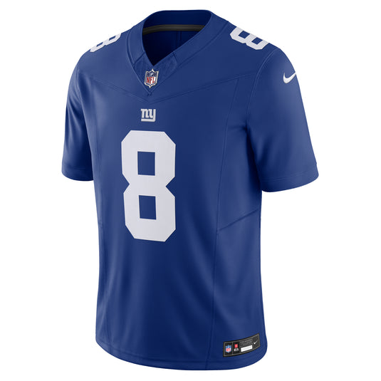 Daniel Jones New York Giants NFL Nike Vapor F.U.S.E. Limited Player Blue Jersey