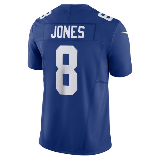 Daniel Jones New York Giants NFL Nike Vapor F.U.S.E. Limited Player Blue Jersey