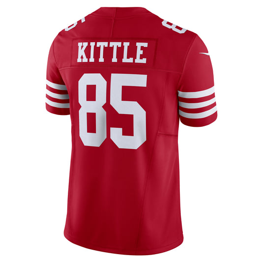 George Kittle San Francisco 49ers NFL Nike Vapor F.U.S.E. Limited Player Red Jersey