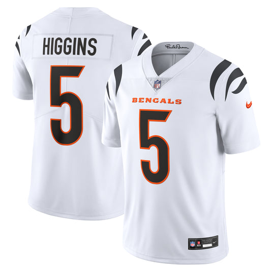 Tee Higgins Cincinnati Bengals NFL Nike Vapor F.U.S.E. Limited Player White Jersey