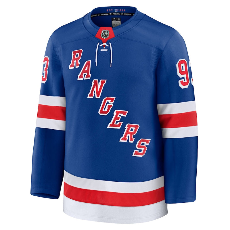 Load image into Gallery viewer, Mika Zibanejad New York Rangers NHL Fanatics Premium Home Jersey
